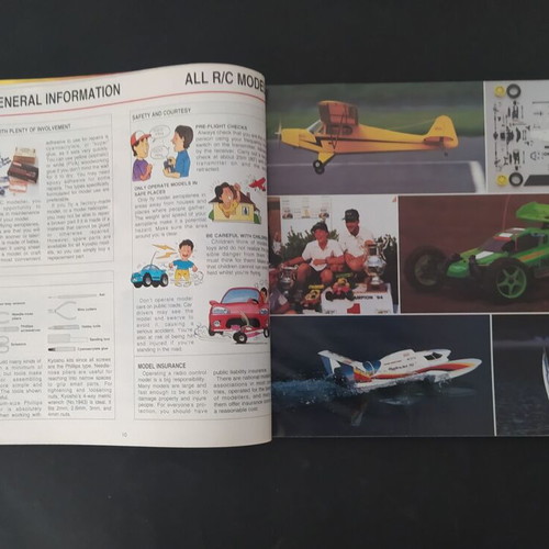 Vintage Kyosho radio control models catalogue 1995-96
