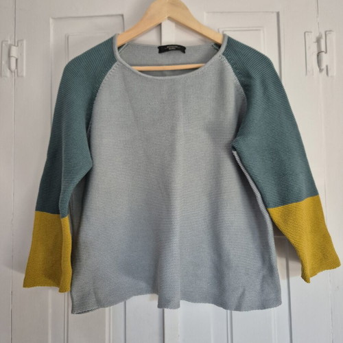 Weekend Max Mara cotton sweater blue, size L, like new