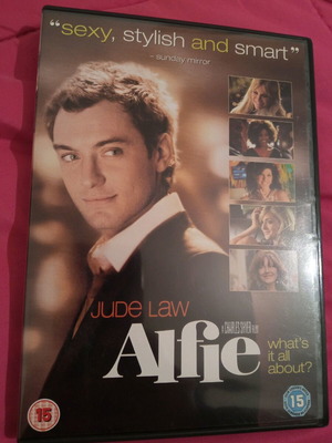 Alfie DVD like new, adventure romance, subbed