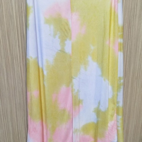 Pink Woman midi skirt new, multicolor, elastic fit