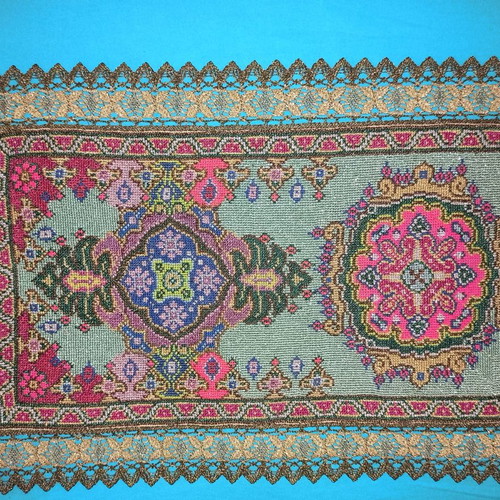 Handmade embroidery made to order, 70 x 30 cm, unique design