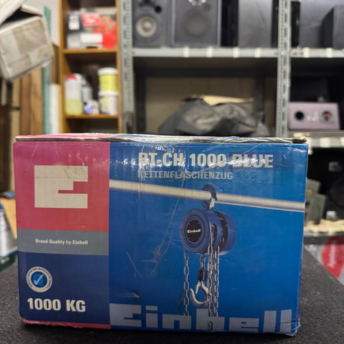 Einhell BT-CH 1000 Blue Chain Hoist new, 1000 kg capacity