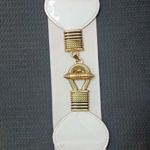 Belt white like new, adjustable