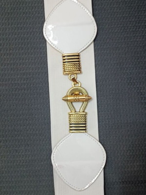 Belt white like new, adjustable