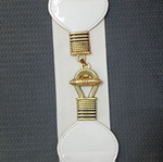 Belt white like new, adjustable