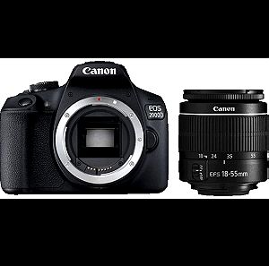 DSLR - Canon EOS 2000D kit 18-55mm + τσάντα μεταφοράς