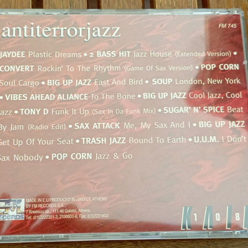 Antiterrorjazz CD like new, electronic and jazz music