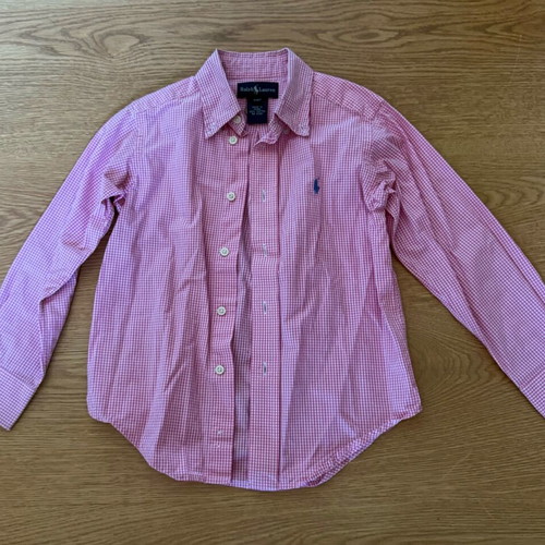 Polo Ralph Lauren Kids' Shirt 4T like new, pink gingham