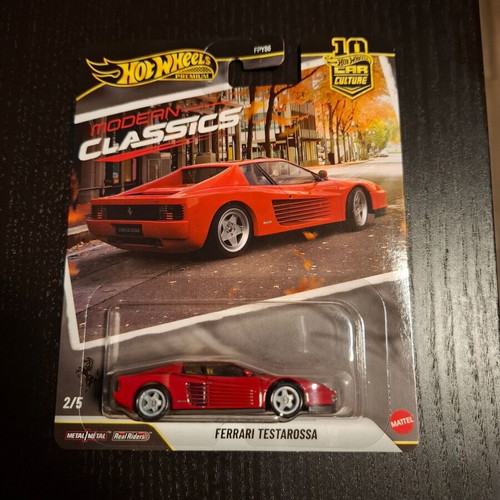 Hot Wheels Premium Ferrari Testarossa diecast car
