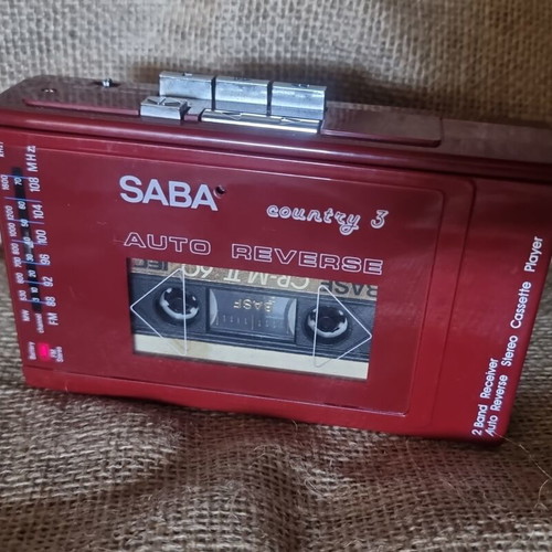 Walkman SABA Country 3 cassette player used with auto reverse and FM radio
