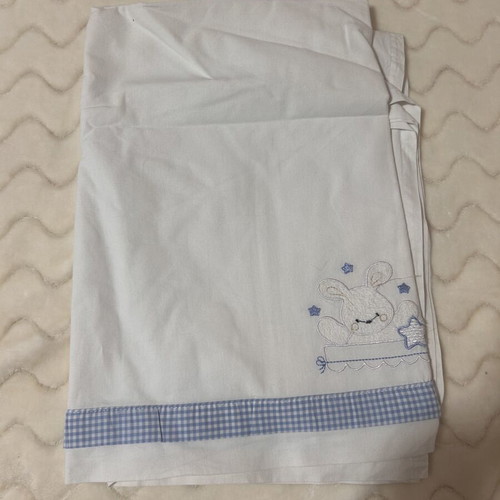 Bedding set for boy's crib used, pack of 7 sheets
