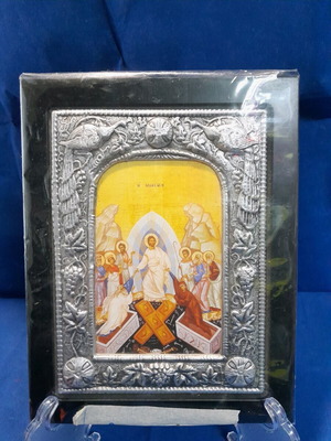 Resurrection icon new, made of stainless metal