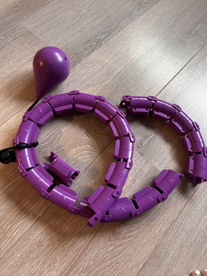 Smart Weighted Hula Hoop purple, adjustable, excellent condition