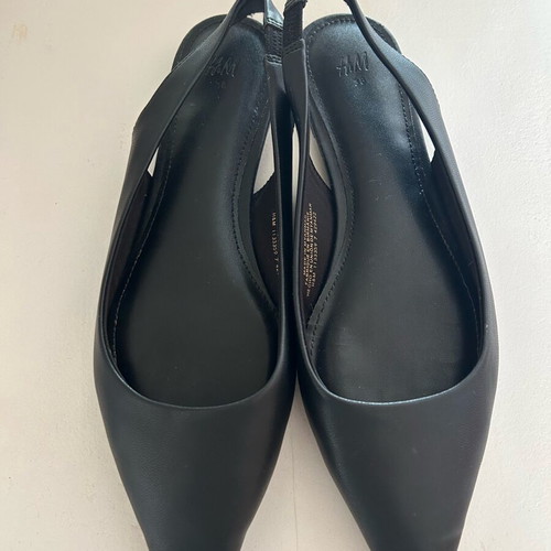 Slingback shoes H&M black size 38 like new