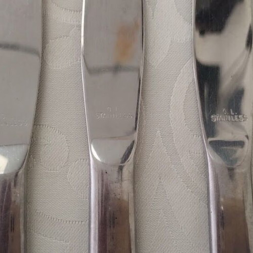 Medical Corps Officer Knives used, set of 5, stainless steel