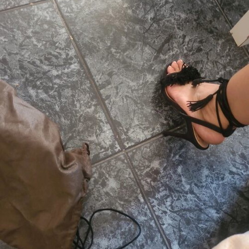Tsakiris Mallas leather sandal, black, size 36.5