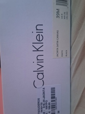 Calvin Klein women's shoes like new, black, size 38.5-39