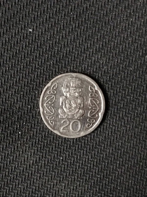 New Zealand 20 Cents 2008 like new