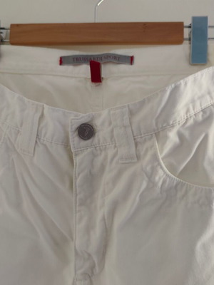 Trussardi summer men's pants white size M like new
