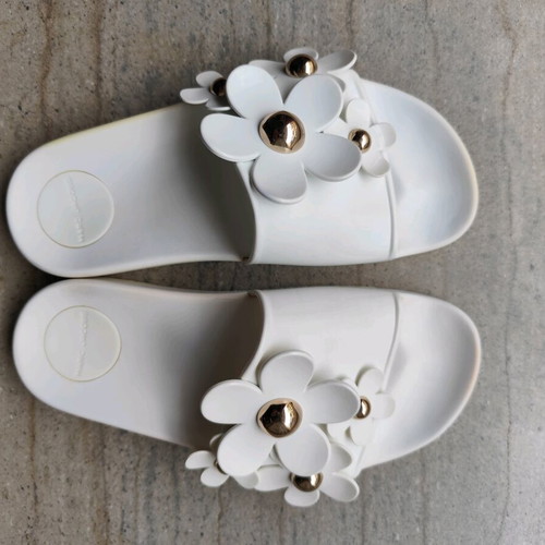 Marc Jacobs slip-on slides new, size 36, white