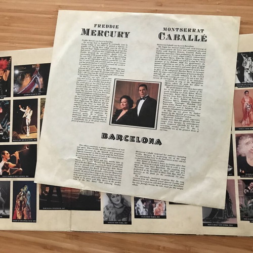 Freddie Mercury & Monserrat Gaballe Barcelona LP used, rock