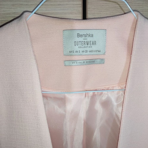Bershka blazer in soft pink like new
