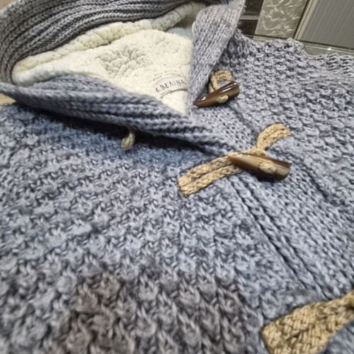 Zara knitted cardigan girls 7-8 years grey used