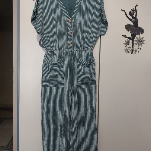 Cotton jumpsuit, one size, multicolor