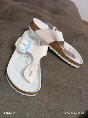Birkenstock чехли размер 38 като ново, розови