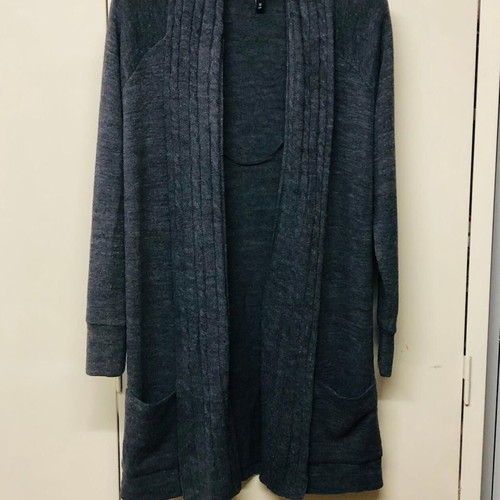 Stradivarius cardigan used, gray, size M/L
