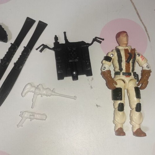 G.I.JOE Blizzard (v1) 1988 figure used with equipment