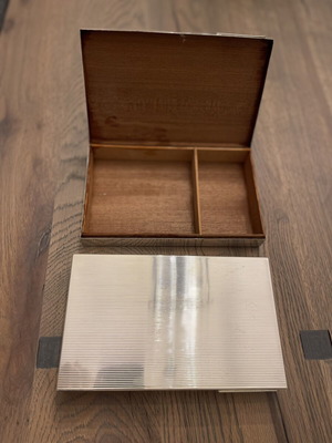 Silver plated vintage cases used, set of two