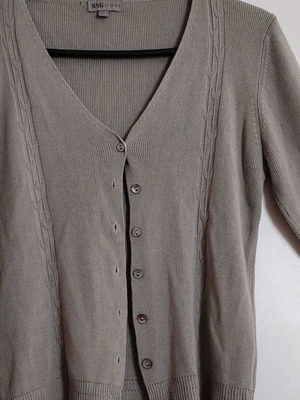 Ζακέτα μεταχειρισμένη, λεπτή, μακρυμάνικη, γκρι, μέγεθος medium-large