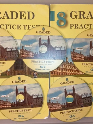 8 Graded Practice Tests for Cambridge FCE for Schools, set of 3