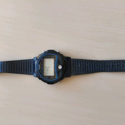 Casio TS-100 World Time Vintage 80’s/90’s digital watch used for parts