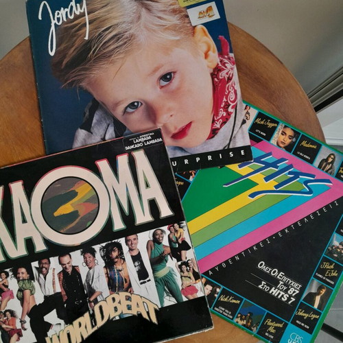 Foreign music vinyl records like new, set of 4 pieces