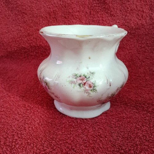 Sevres porcelain teapot used, height 9.5cm, diameter 9cm