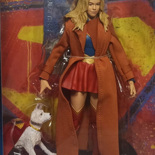 McFarlane DC Multiverse Supergirl Krypto 7" Action Figure Gold Label new