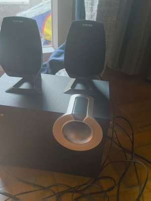 Edifier M201BT Ηχεία Υπολογιστή 2.1 σαν καινούργια με Bluetooth και ισχύ 34W σε μαύρο