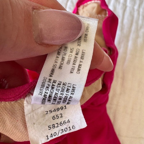 Luli Fama Hot Pink Cut Out Swimsuit XS like new