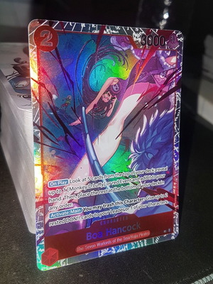 Boa Hancock One Piece TCG OP12 SR Foil like new with holo foil