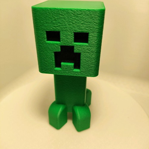 Minecraft Creeper τρισδιάστατη εκτύπωση καινούργια, ύψος 12 εκατοστά