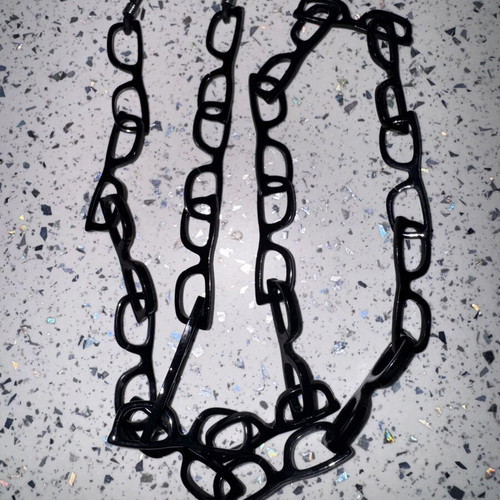Glasses chain 70cm like new, black