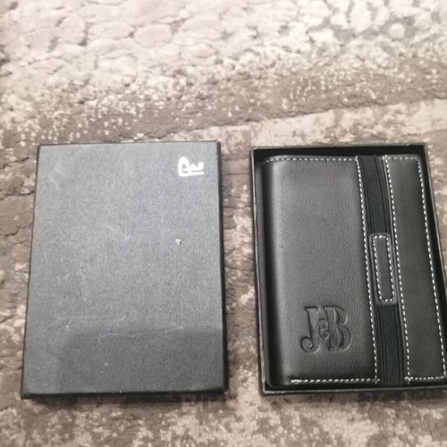 Leather wallet new black