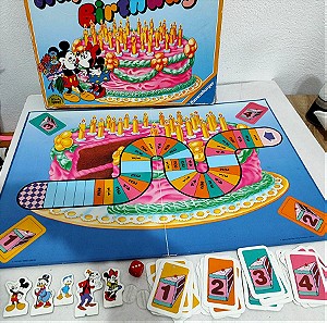 Vintage Επιτραπέζιο Happy Birthday Ravensburger Disney - Με ελλείψεις