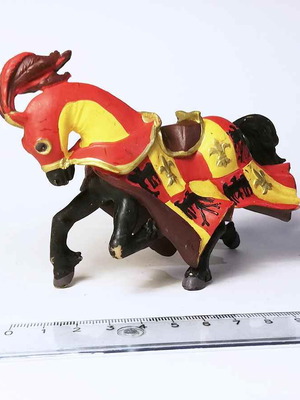 Papo plastic knight horse figure used
