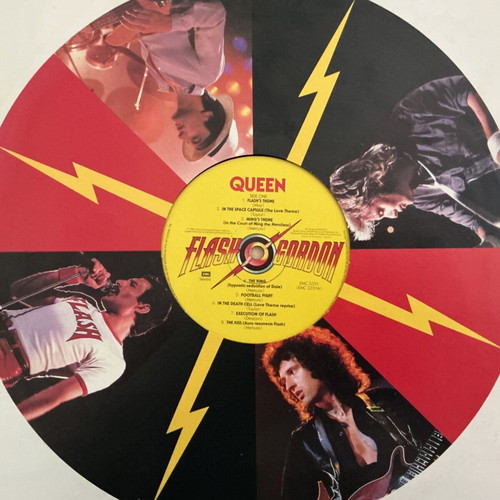 Flash Gordon soundtrack vinyl used by Queen