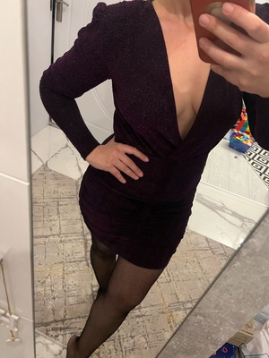 Pull&Bear cocktail dress purple like new
