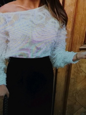 Blouse small ecru like new