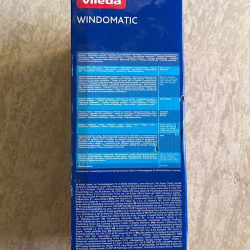 Window Matic Vileda window cleaner new, rechargeable